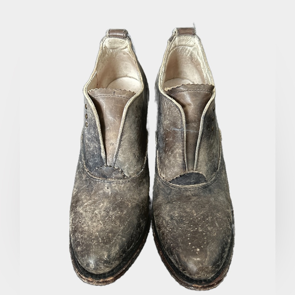 Freebird by Steven Brown Leather Ankle Boots